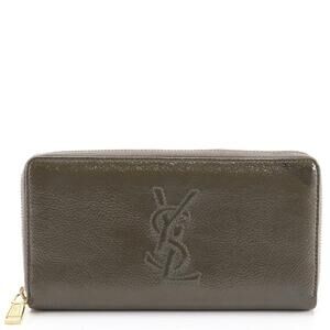 Yves Saint Laurent Zip-Around Wallet in Patent Leather